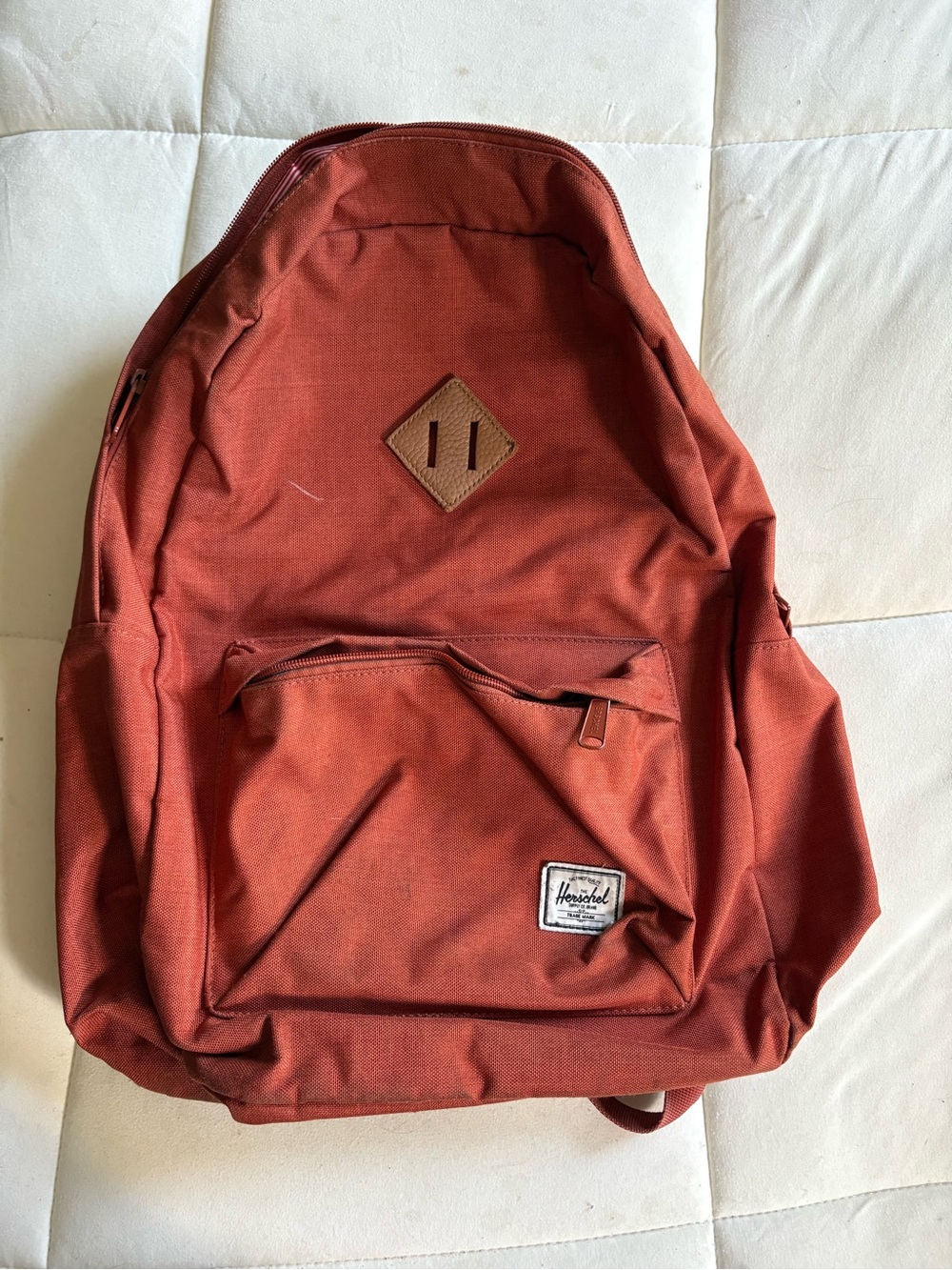 Hershel Rust Orange Backpack